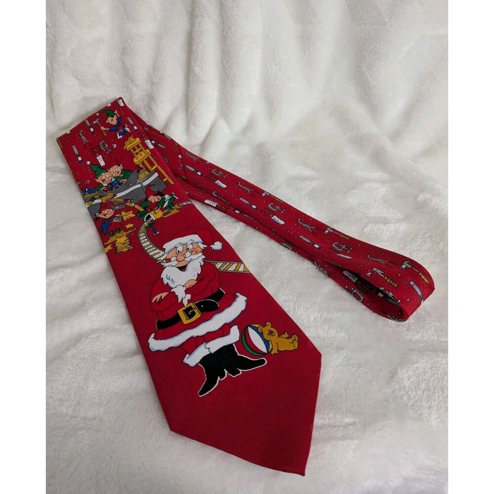 Men's Yule Tie Greetings Neck Tie